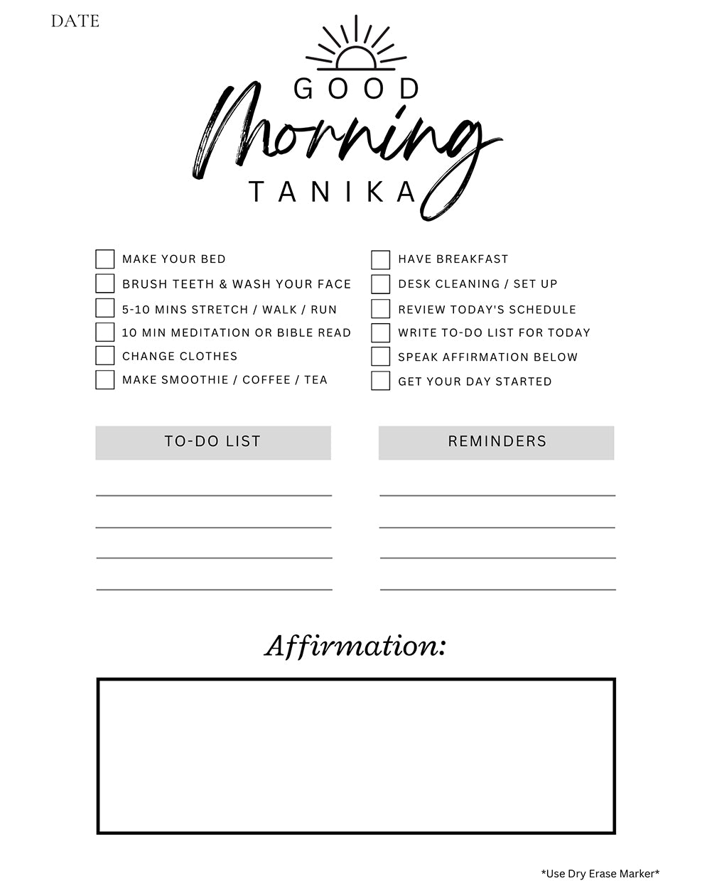 2025 UPDATED LIFESTYLE PLANNER