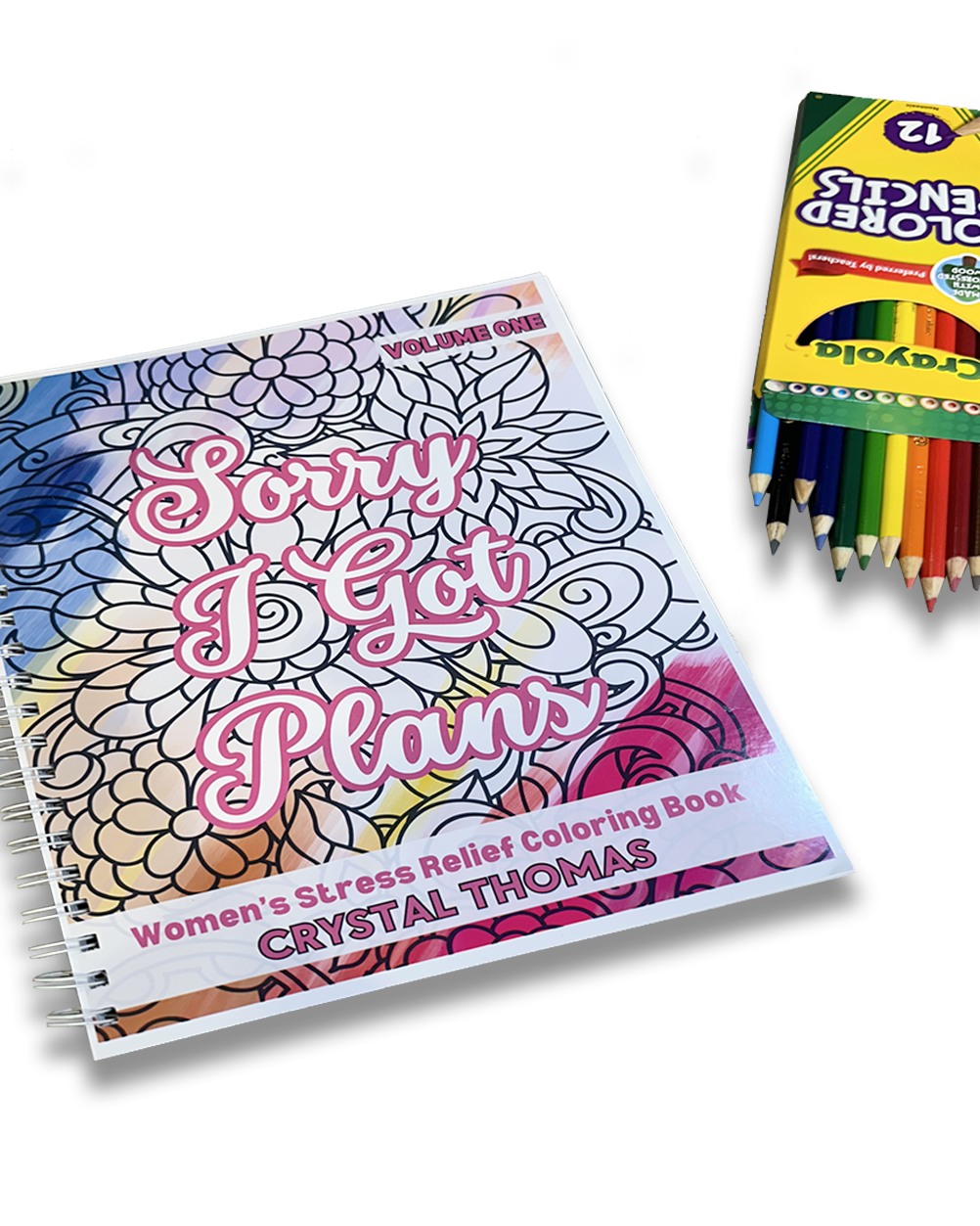 WOMENS STRESS RELIEF AFFIRMATION COLORING BOOK