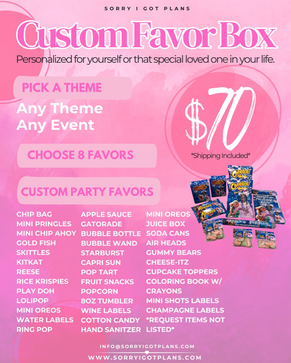 CUSTOM FAVOR BOX