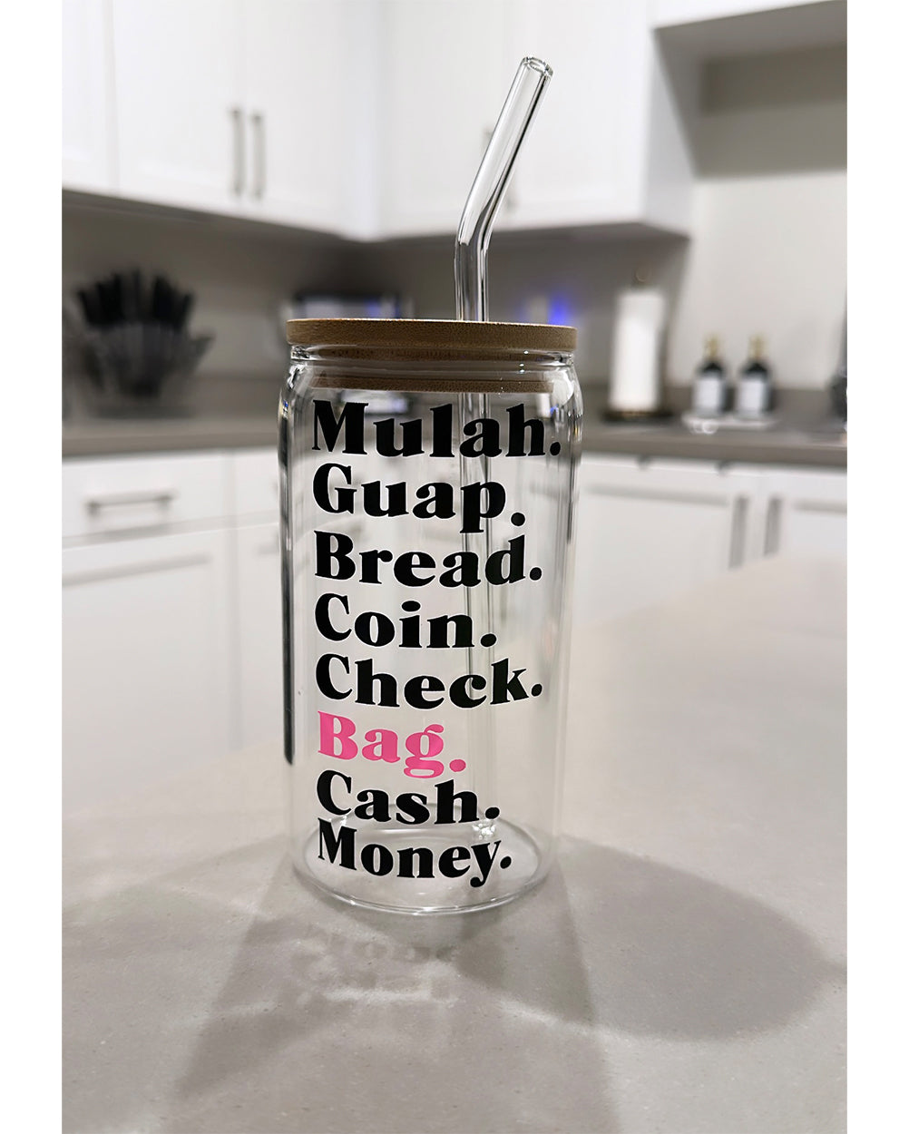 16oz GLASS TUMBLER