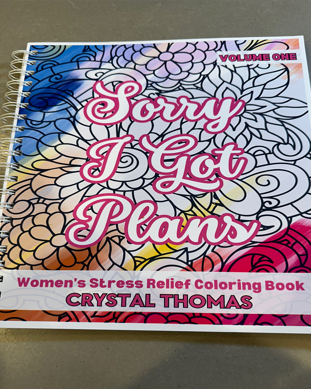 WOMENS STRESS RELIEF AFFIRMATION COLORING BOOK
