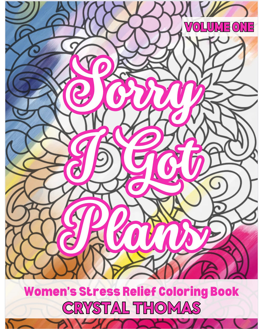 WOMENS STRESS RELIEF AFFIRMATION COLORING BOOK