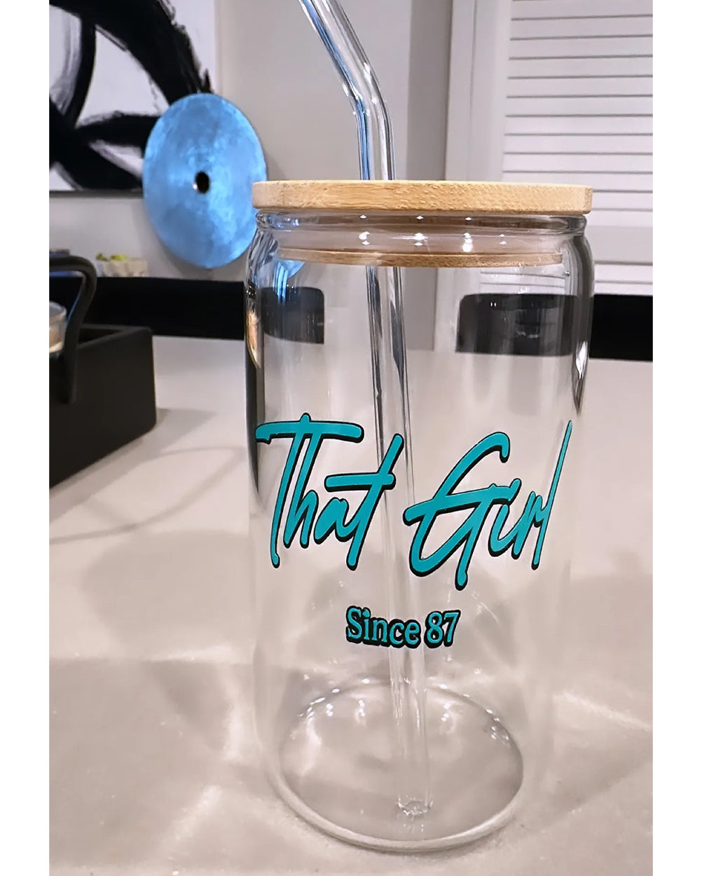 16oz GLASS TUMBLER